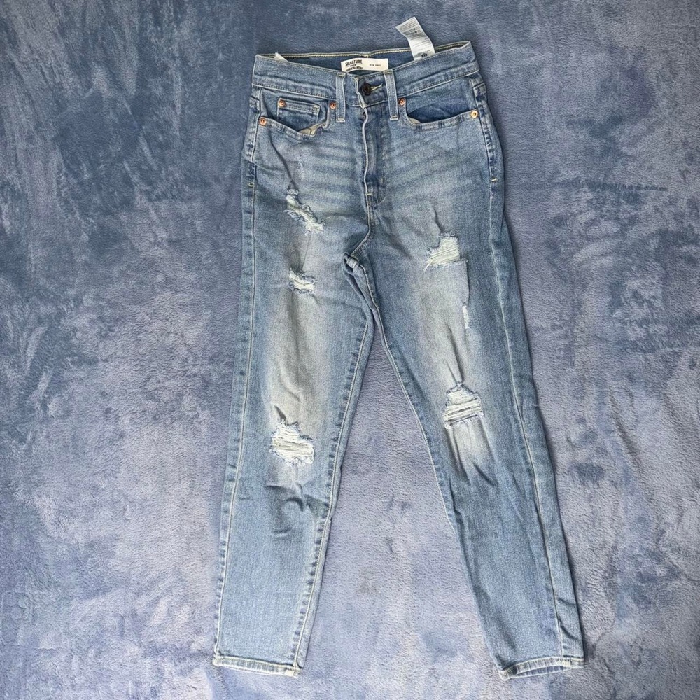 Levi's 501 blue jeans women size 3